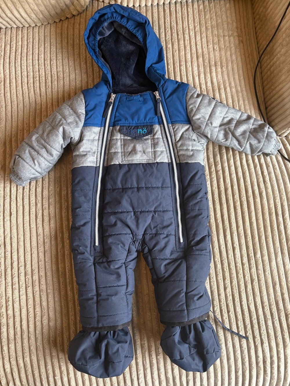 One piece winter Baby Snowsuit.